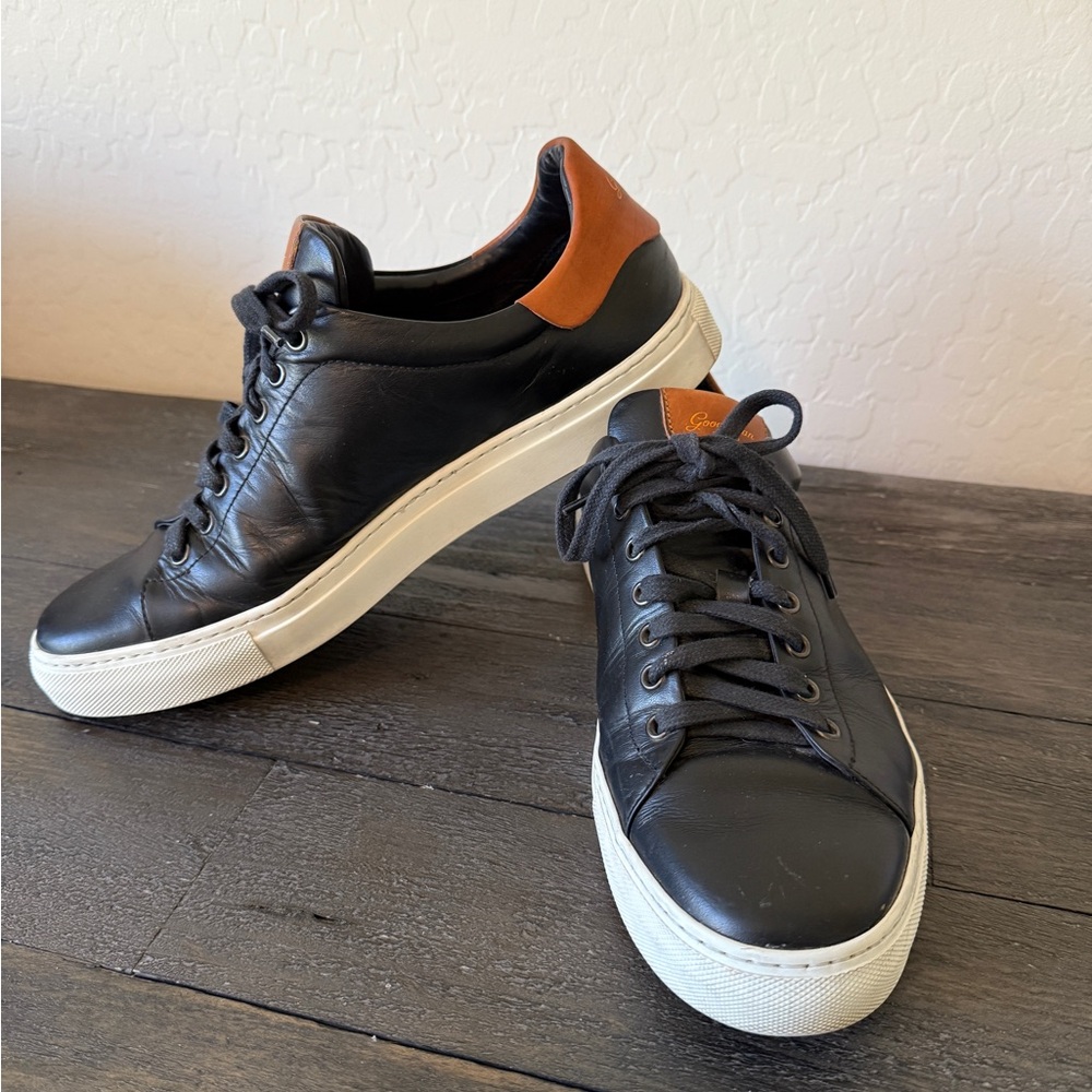 Good Man Brand Legend Men’s Size 11.5 Black and Tan Russell Wilson Sneakers - Picture 3 of 3